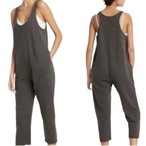 Colsie Grey Sleeveless Sweats Lounge Jumpsuit